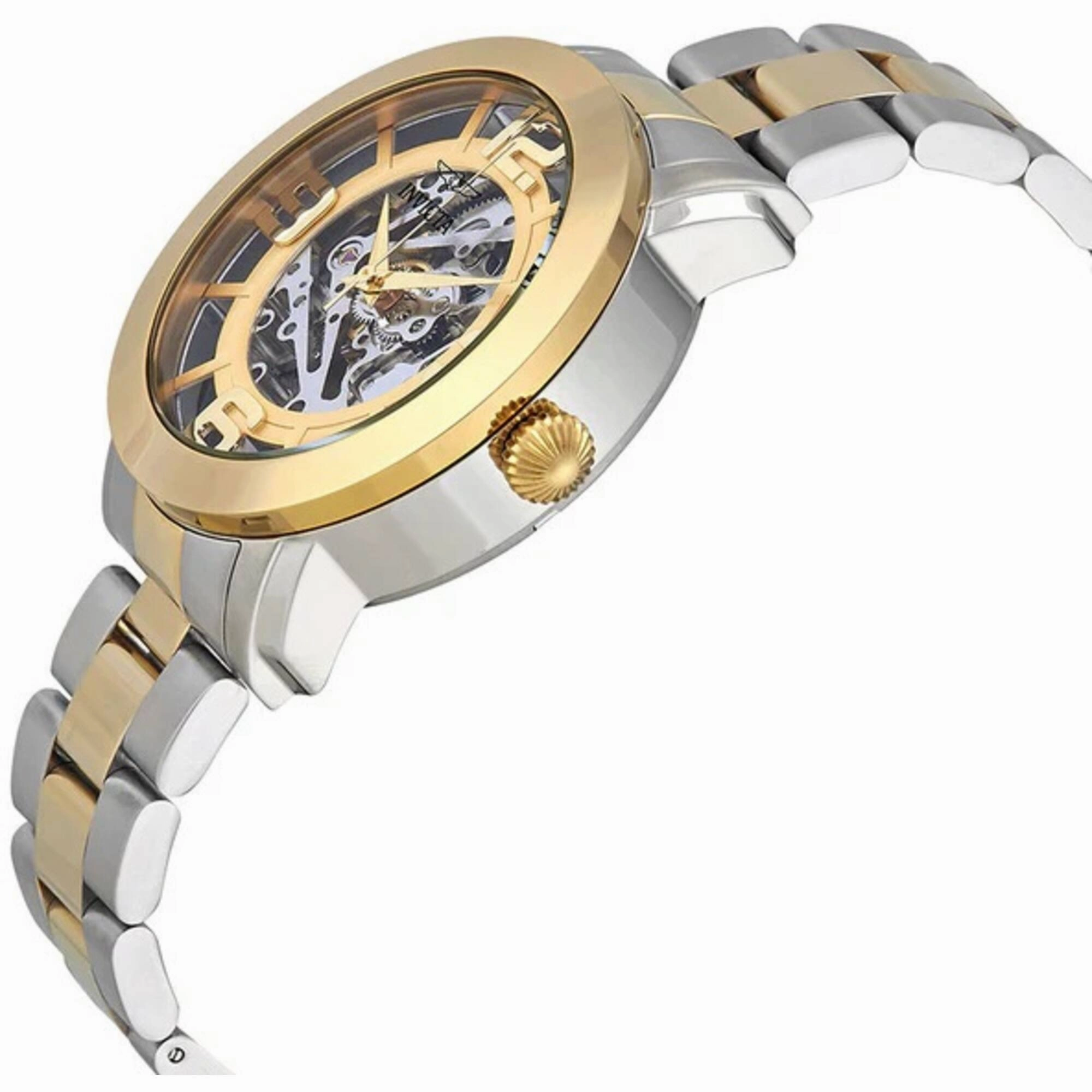 Invicta Men's Watch - Vintage Automatic Silver and Gold Dial Two Tone Steel | 22583