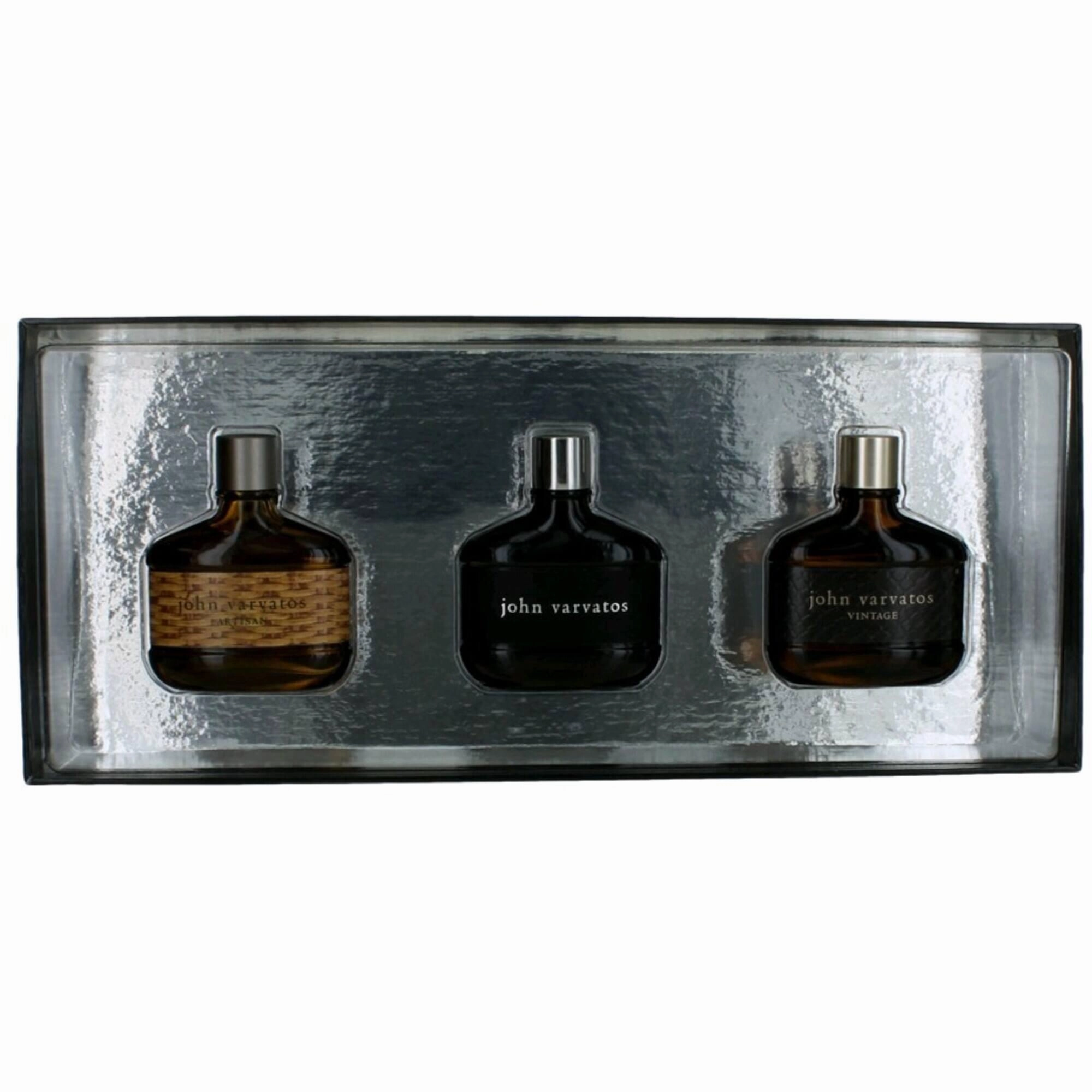 John Varvatos Men's Eau De Toilette Splash Variety Set - Distinct Scent, 3 Piece