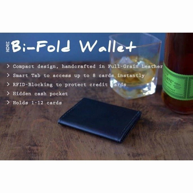 LEATHER BIFOLD WALLET