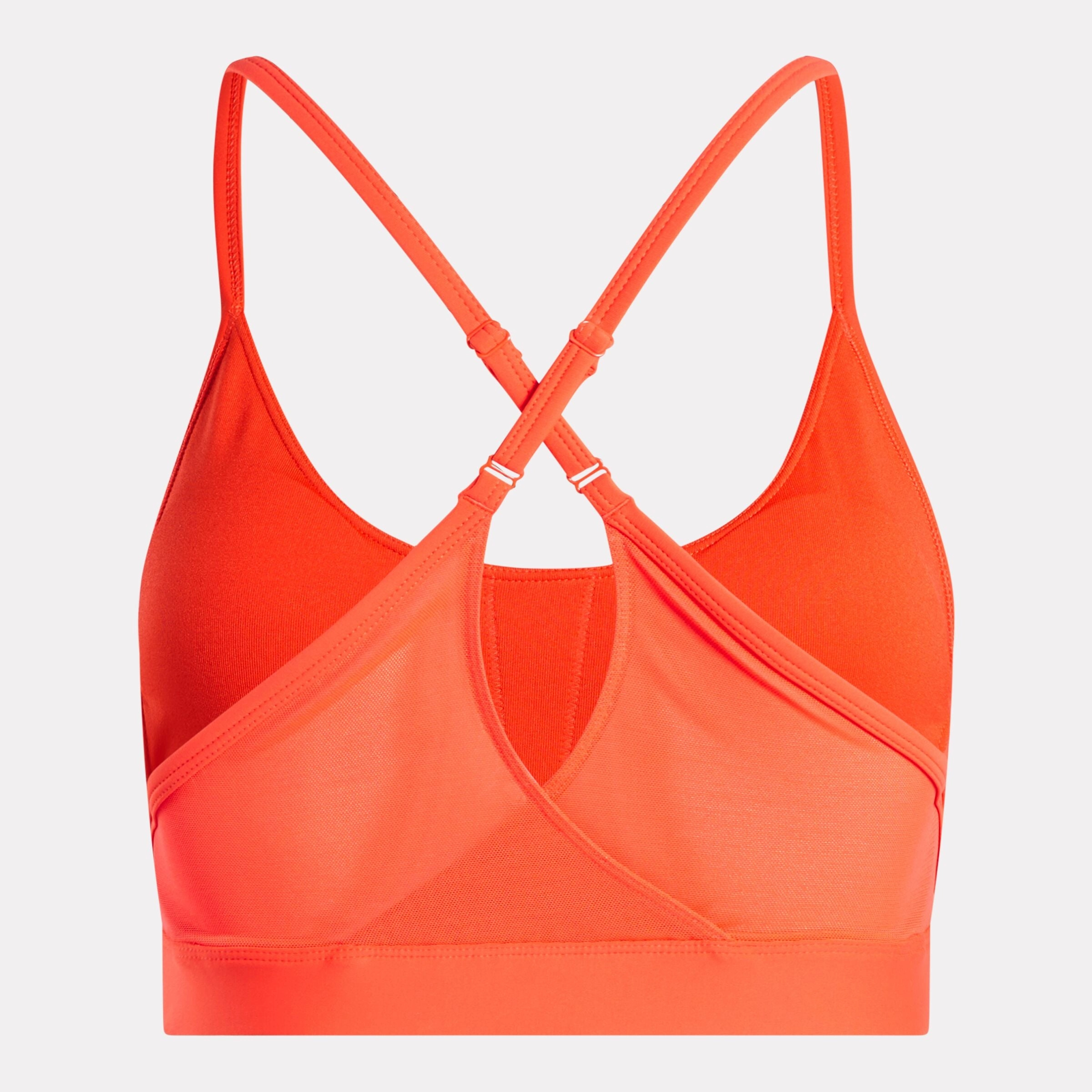 Lux Strappy Sports Bra Energy Red