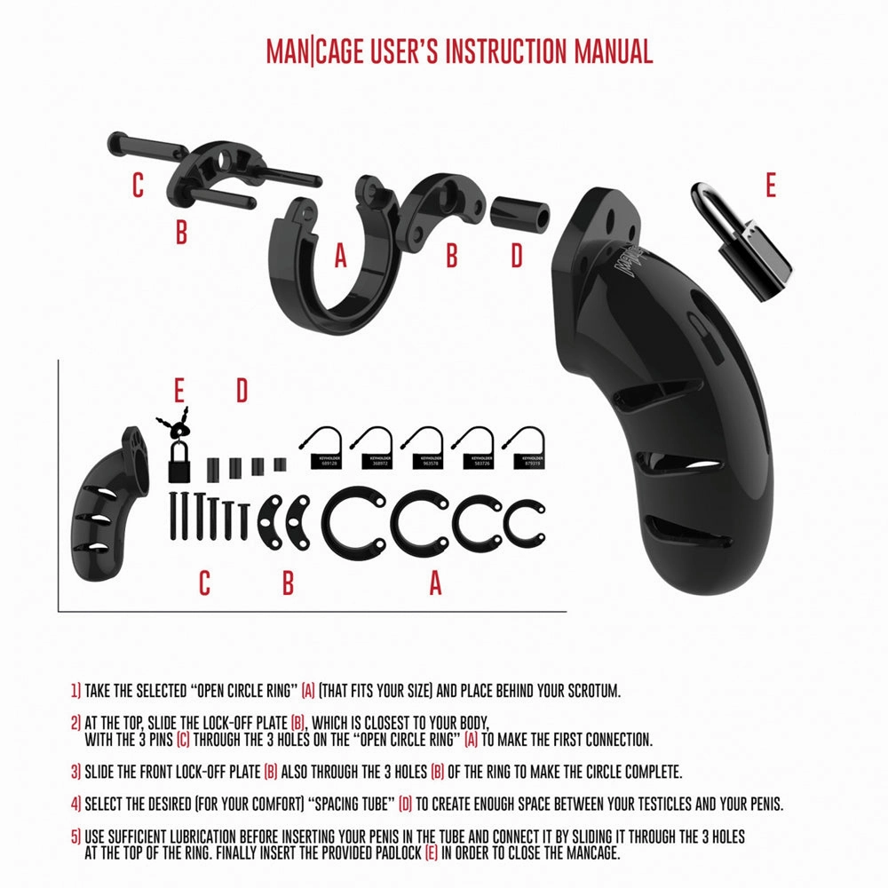 ManCage 3.5" Cock Cage - Model 01