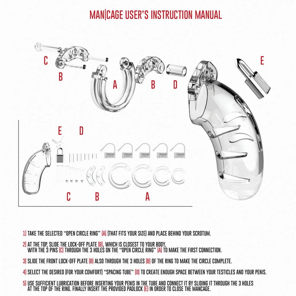 ManCage 3.5" Cock Cage - Model 01