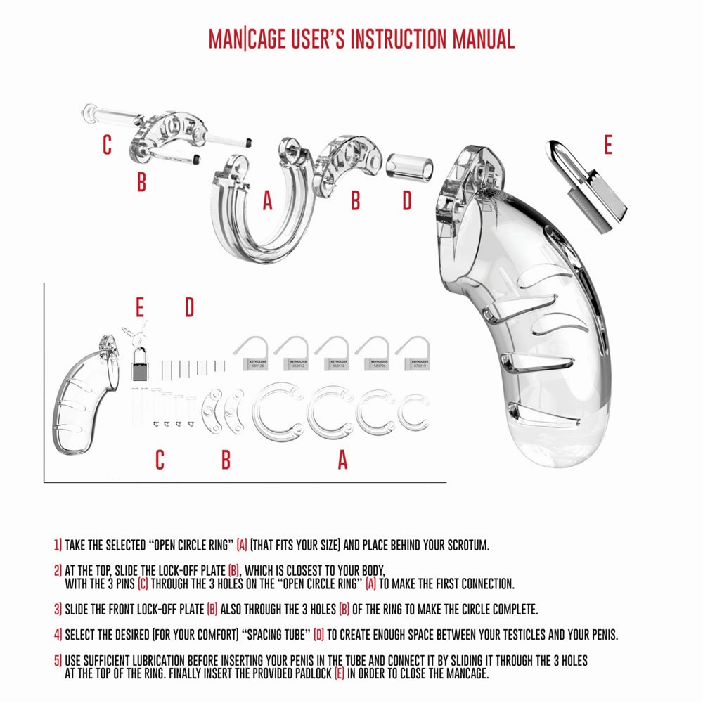 ManCage - 3.5" Cock Cage - Model 02