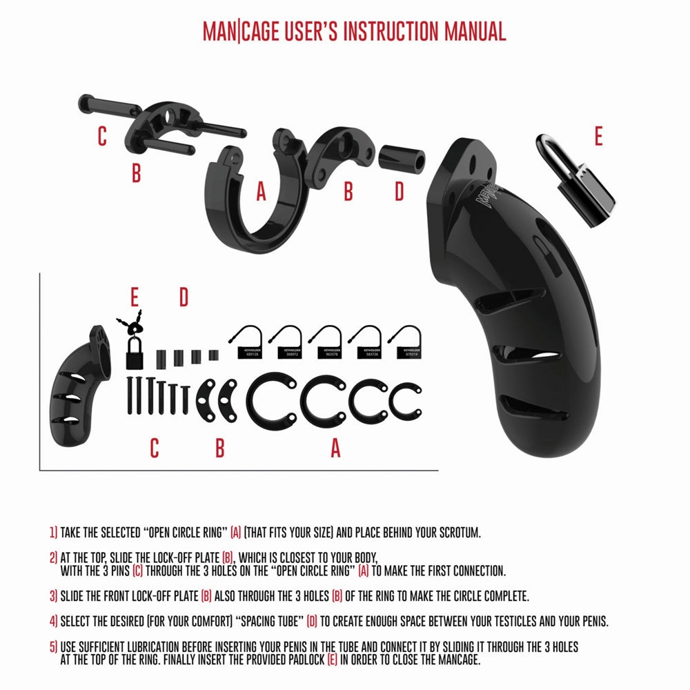 ManCage - 3.5" Cock Cage - Model 02