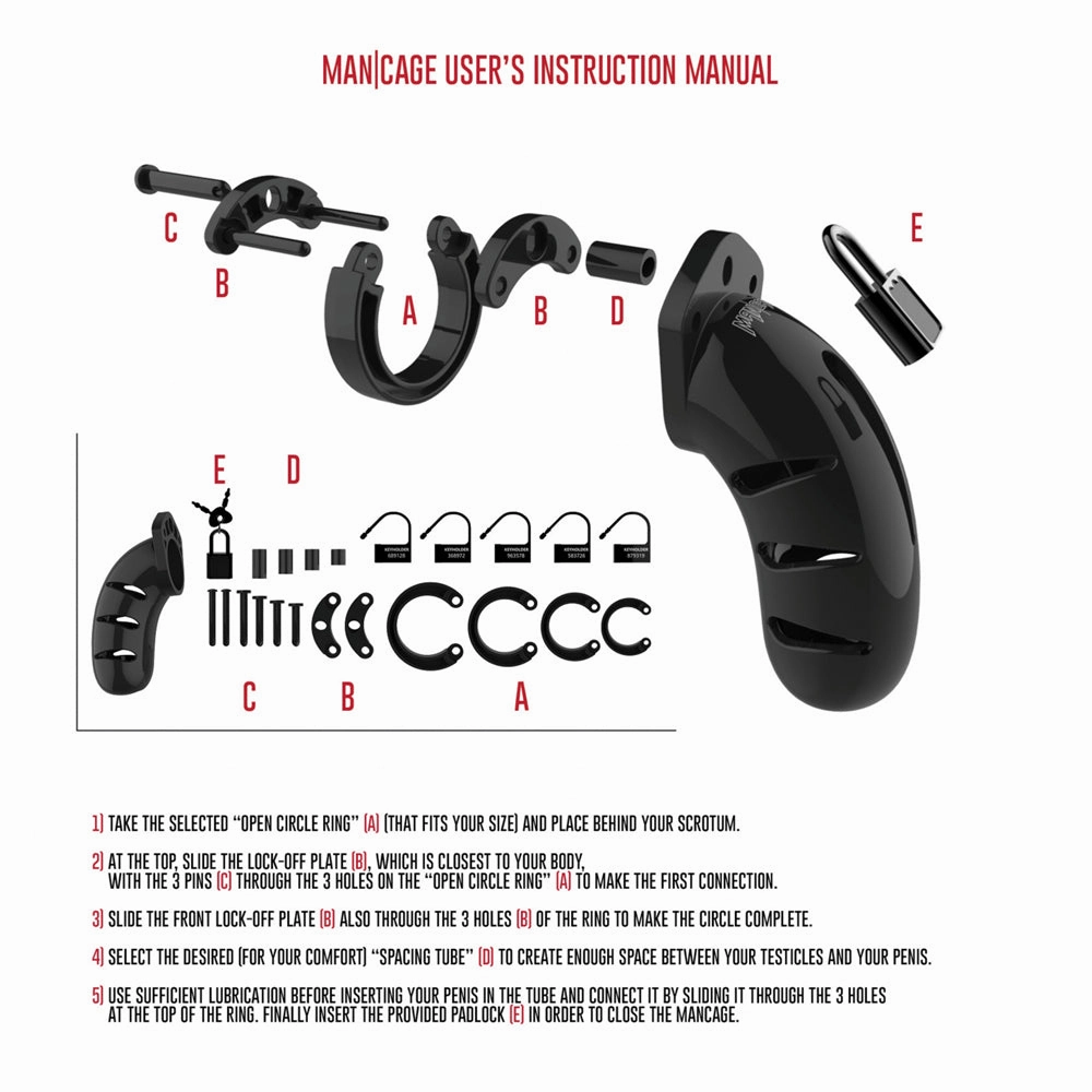 ManCage - 4.5" Cock Cage - Model 03