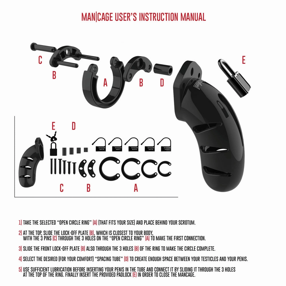 ManCage - 4.5" Cock Cage - Model 04