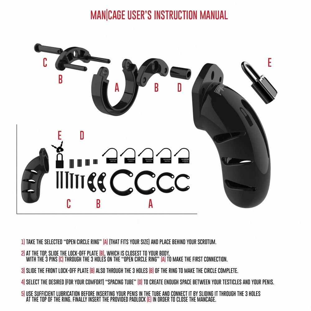 ManCage - 5.5" Cock Cage - Model 05