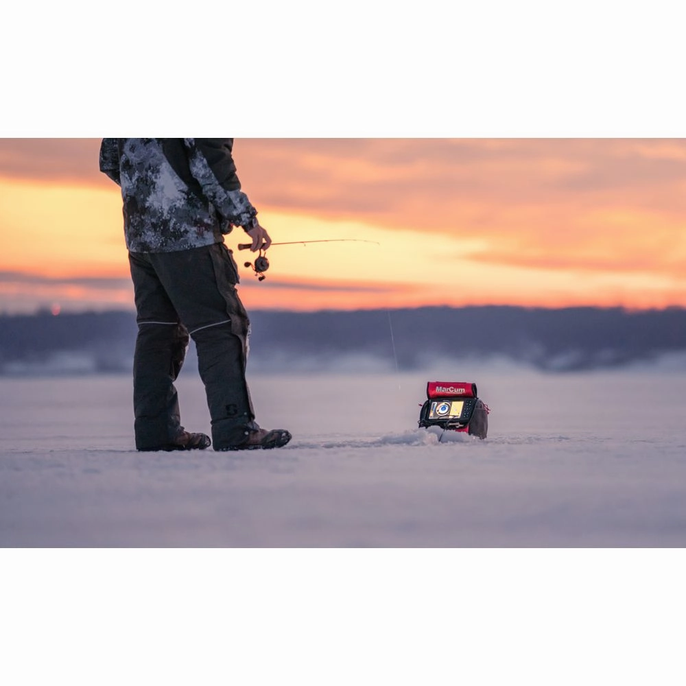 MarCum MX-7GPS Digital Ice Fishing Sonar System with GPS and Lithium Battery