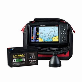 MarCum MX-7GPS Digital Ice Fishing Sonar System with GPS and Lithium Battery