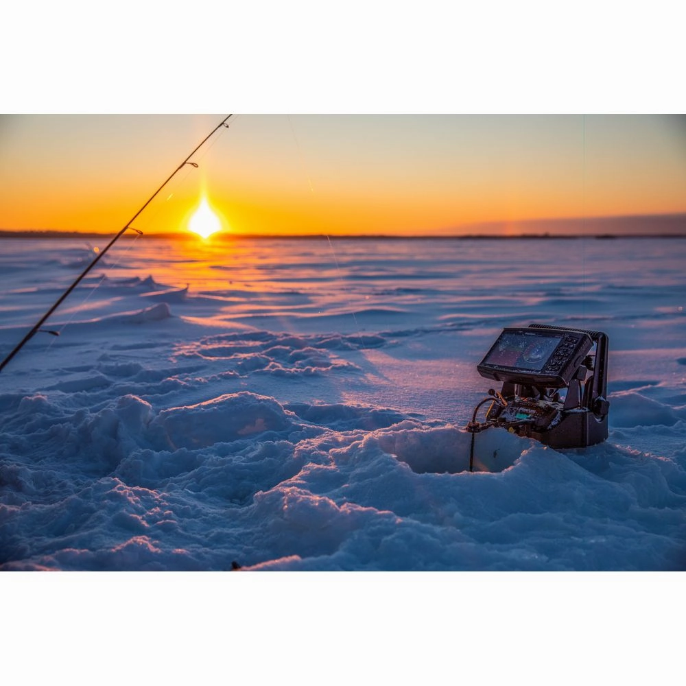 MarCum MX-7GPS Digital Ice Fishing Sonar System with GPS and Lithium Battery