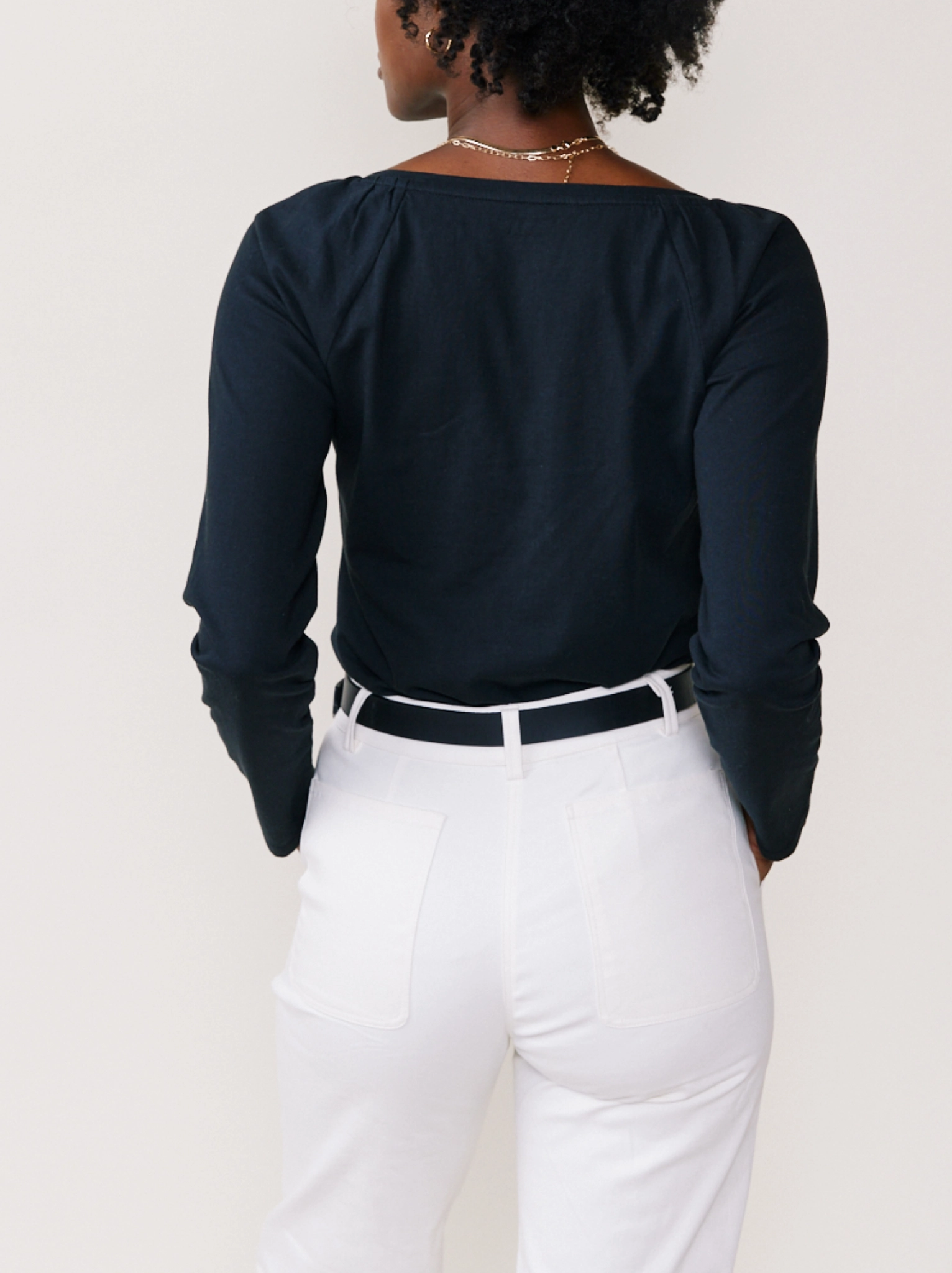 Marine Feminine Neck Tee