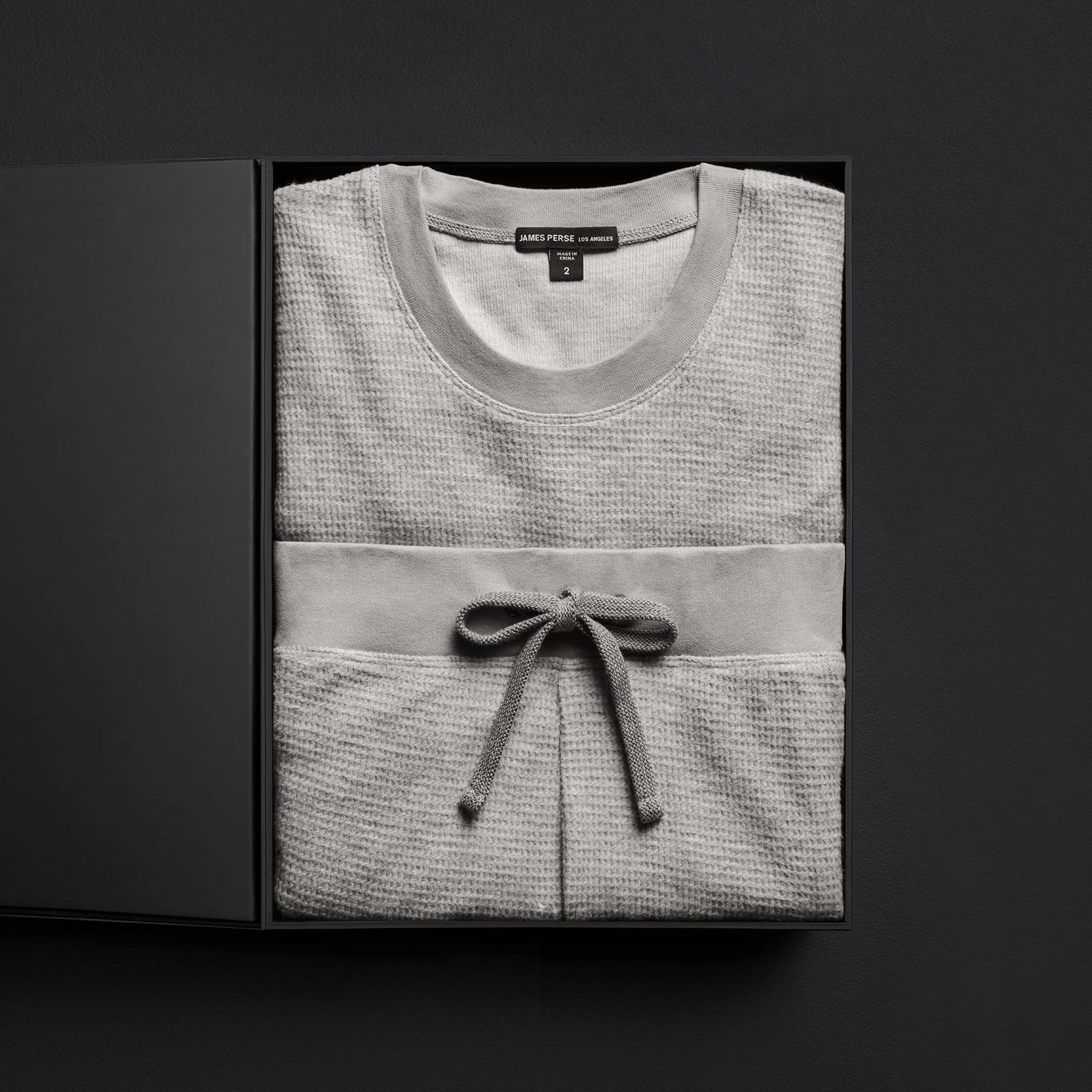 Men's Brushed Thermal Lounge Gift Set - Heather Grey