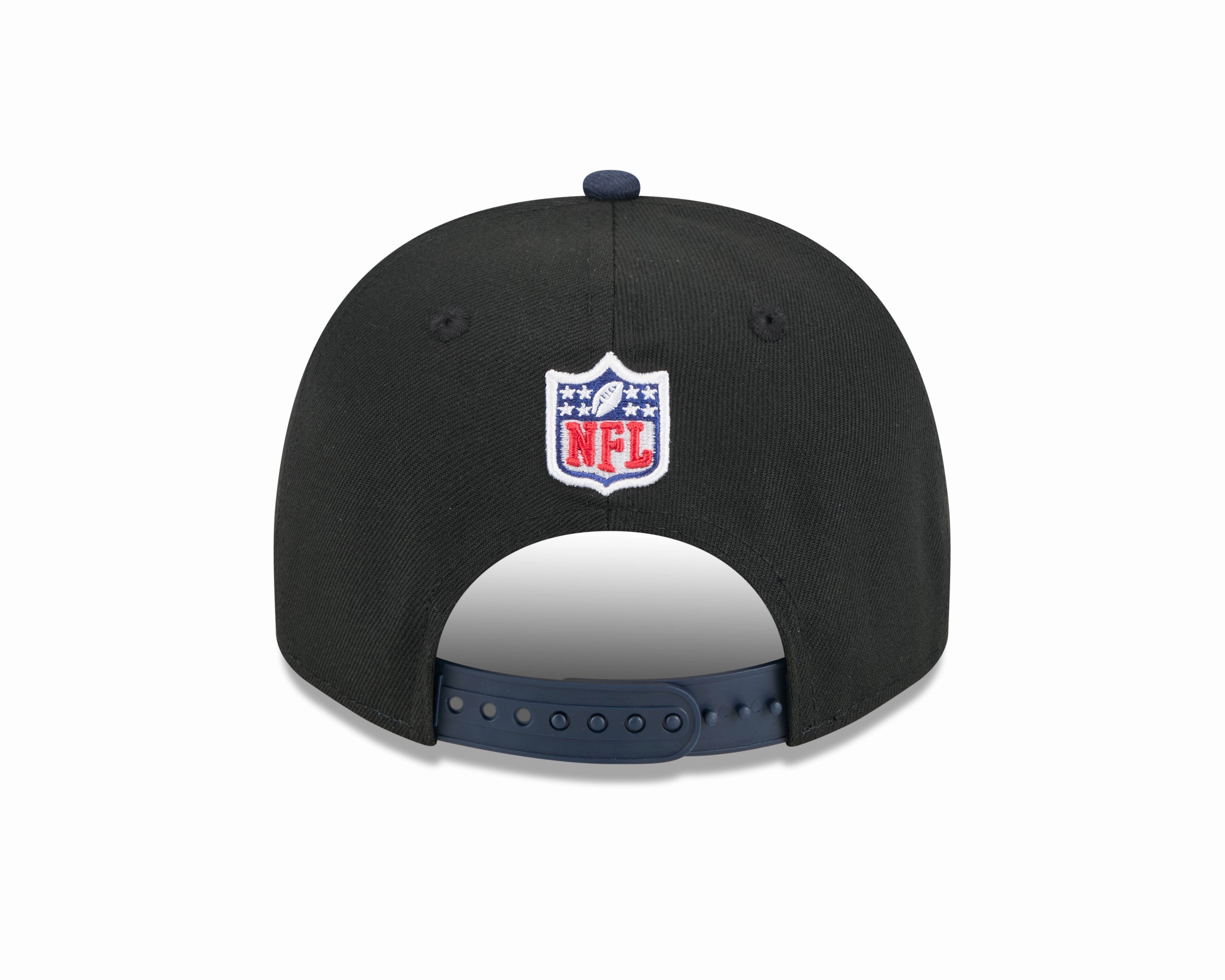 Men's Chicago Bears New Era 2025 NFL Draft Black A-Frame 9FIFTY Snapback Adjustable Hat