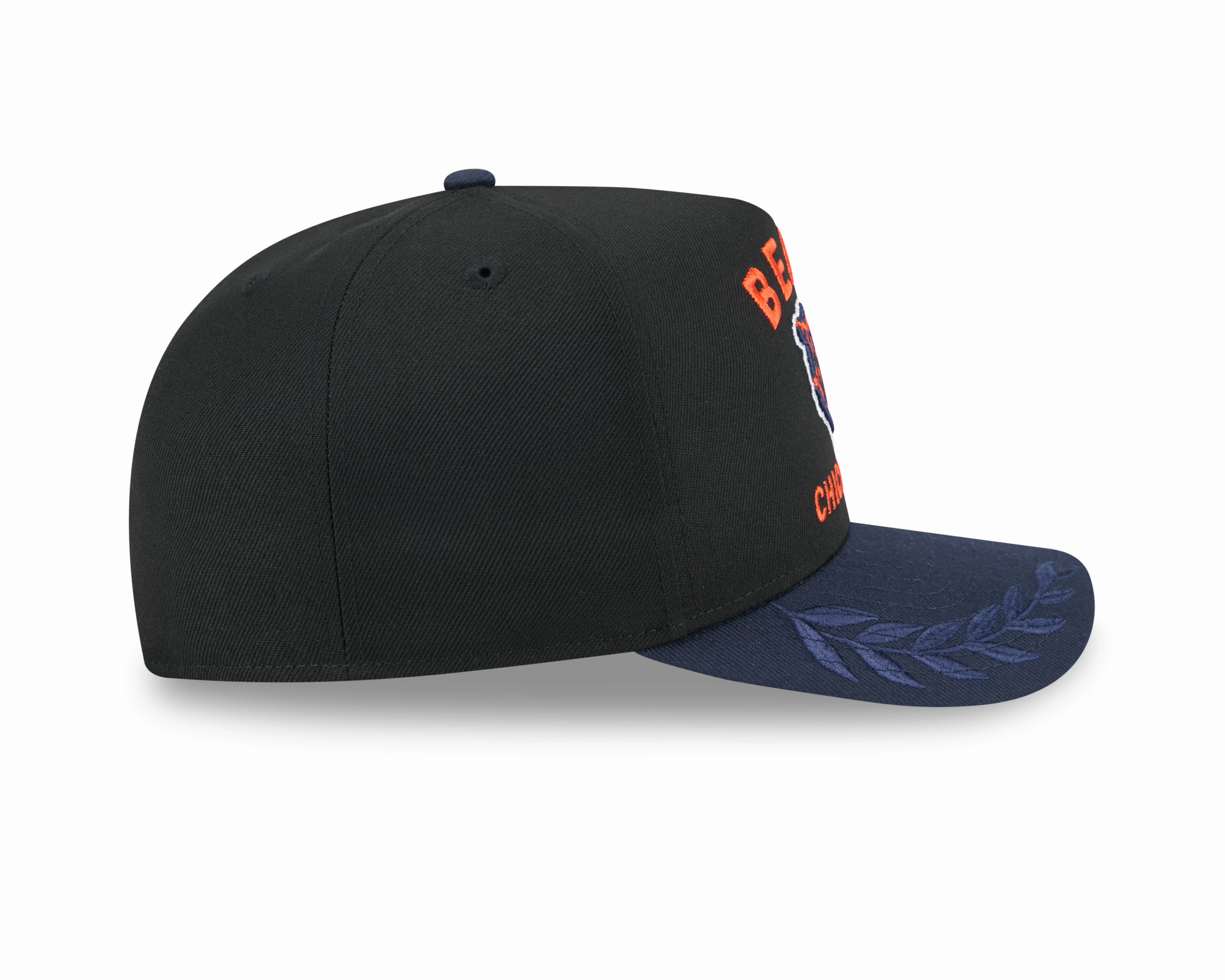 Men's Chicago Bears New Era Black 2025 On Stage NFL Draft A-Frame 59FIFTY Fitted Hat