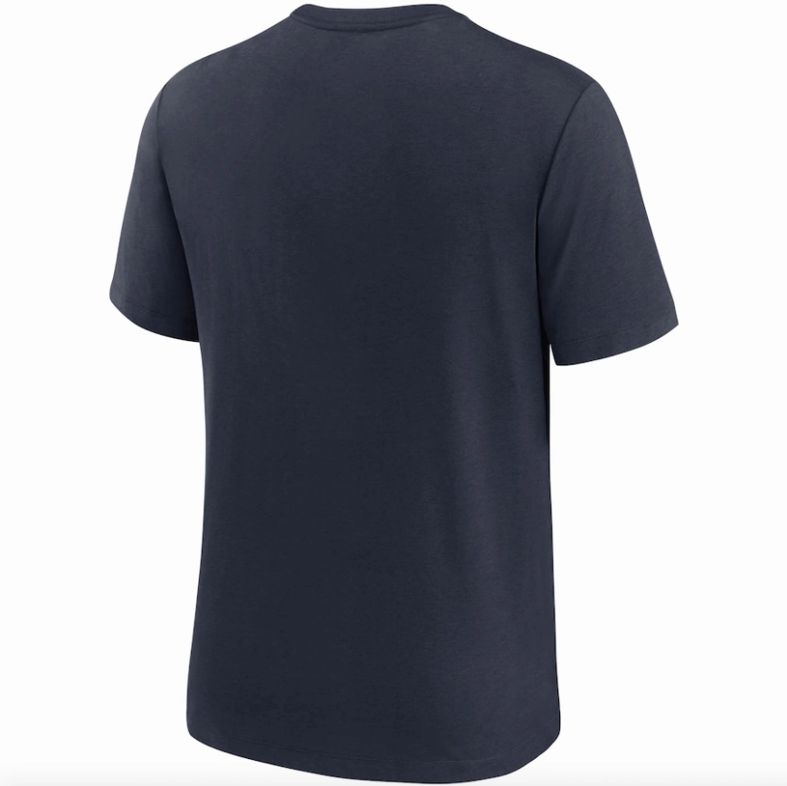 Men's Chicago Bears Nike Navy Historic Tri-Blend T-Shirt
