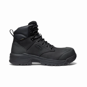Men's Evanston 6" Waterproof Boot (Carbon Toe)  |  Black/Black
