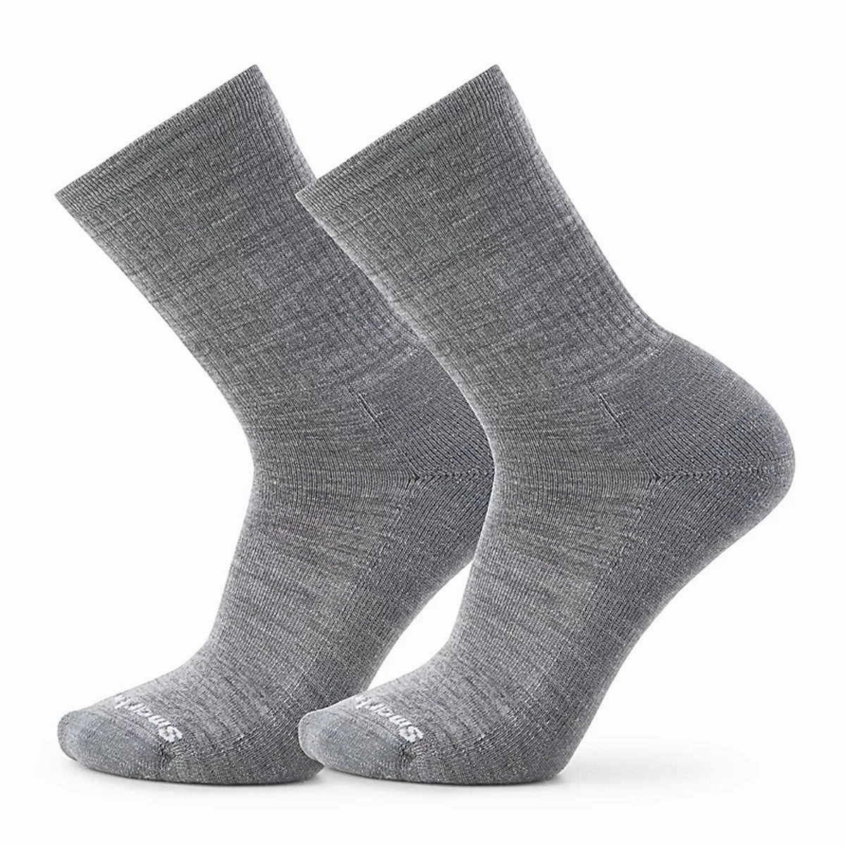 Men's Everyday Solid Rib Crew Socks 2 Pack