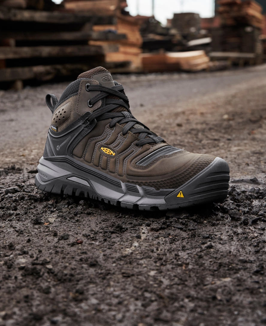 Men's Kansas City  Waterproof Mid (Carbon Toe)  |  Coffee Bean/Black
