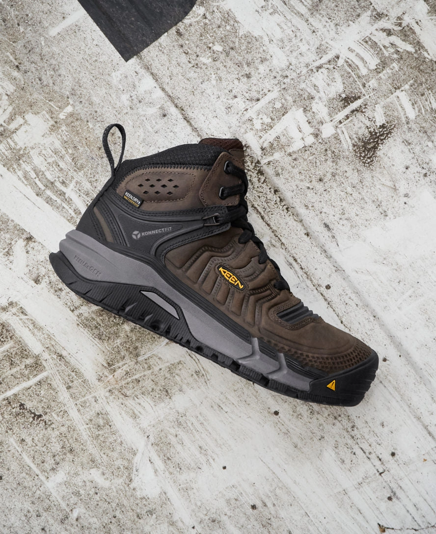 Men's Kansas City  Waterproof Mid (Carbon Toe)  |  Coffee Bean/Black