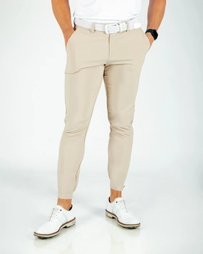 Men's Light Khaki Golf Jogger