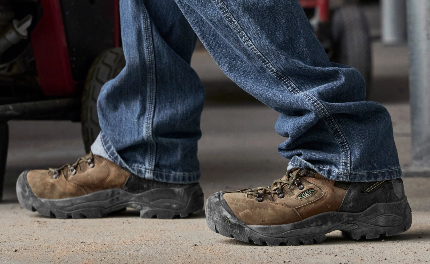 Men's Pittsburgh Energy 6" Waterproof Boot (Soft Toe)  |  Cascade Brown/Greener Pastures