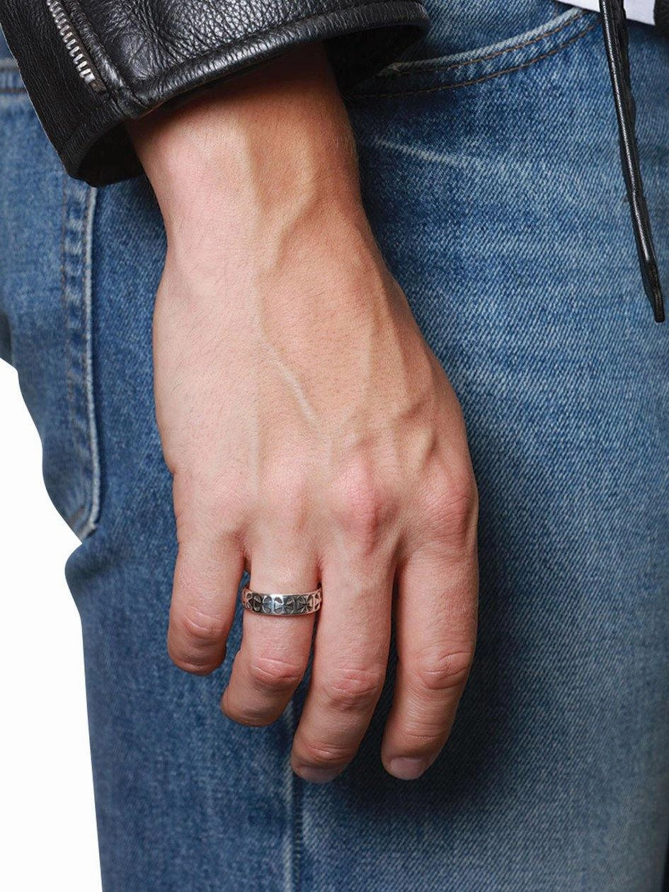Men's Silver Iron Cross Ring