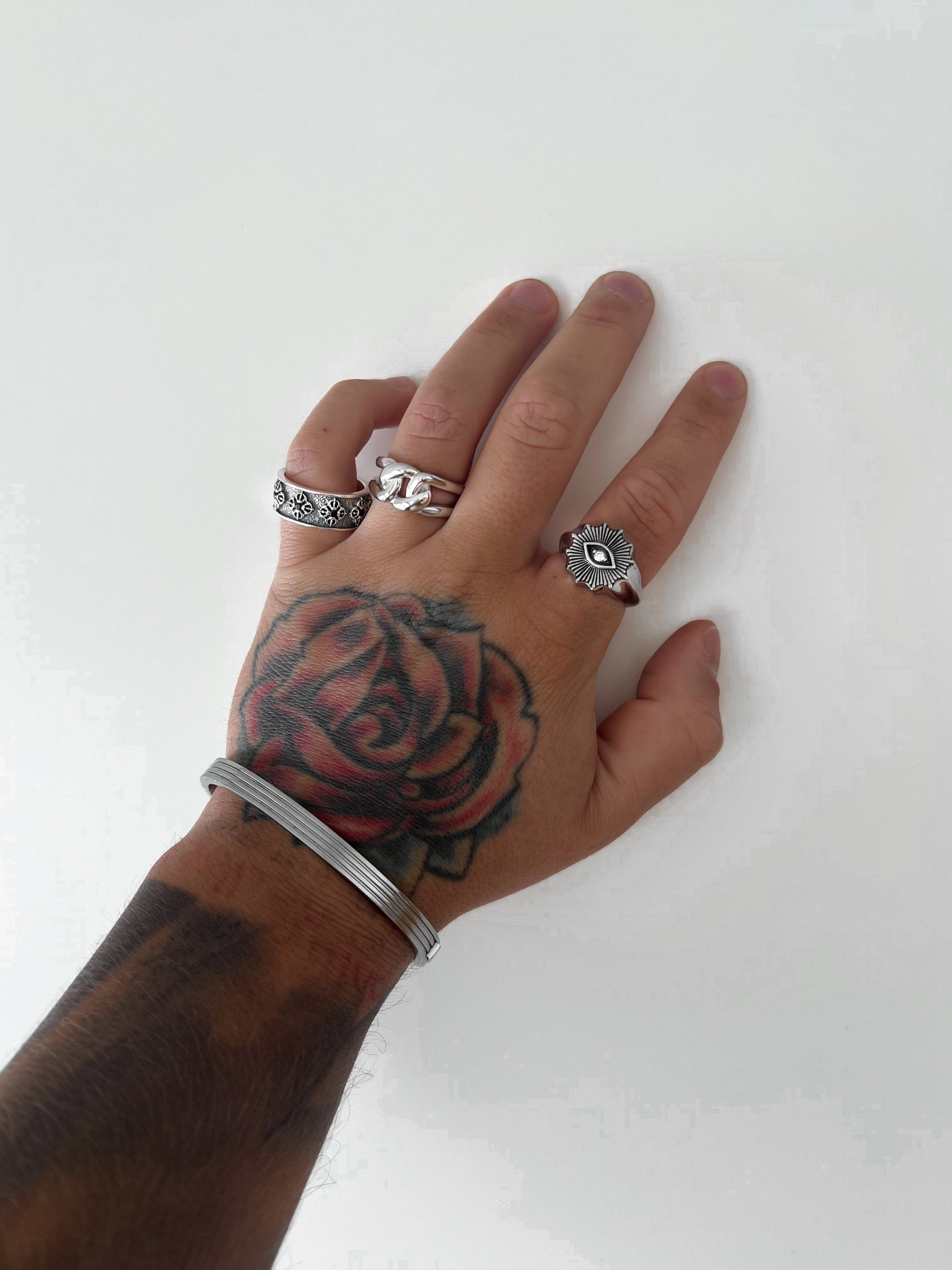 Men's Sterling Silver Knot Ring