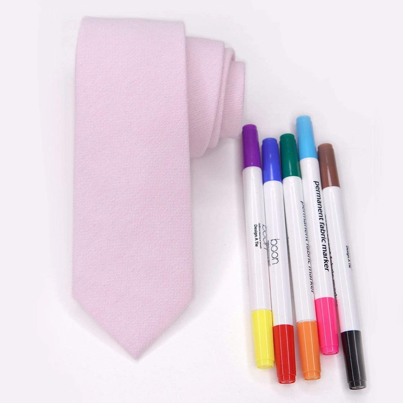 Men's Tie - Design A Tie - Blank Tie and Marker Set