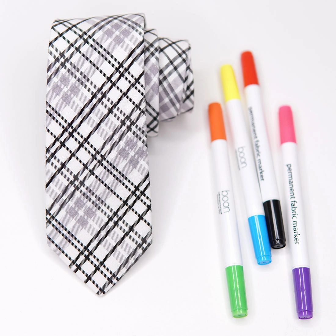 Men's Tie - Design A Tie - Blank Tie and Marker Set
