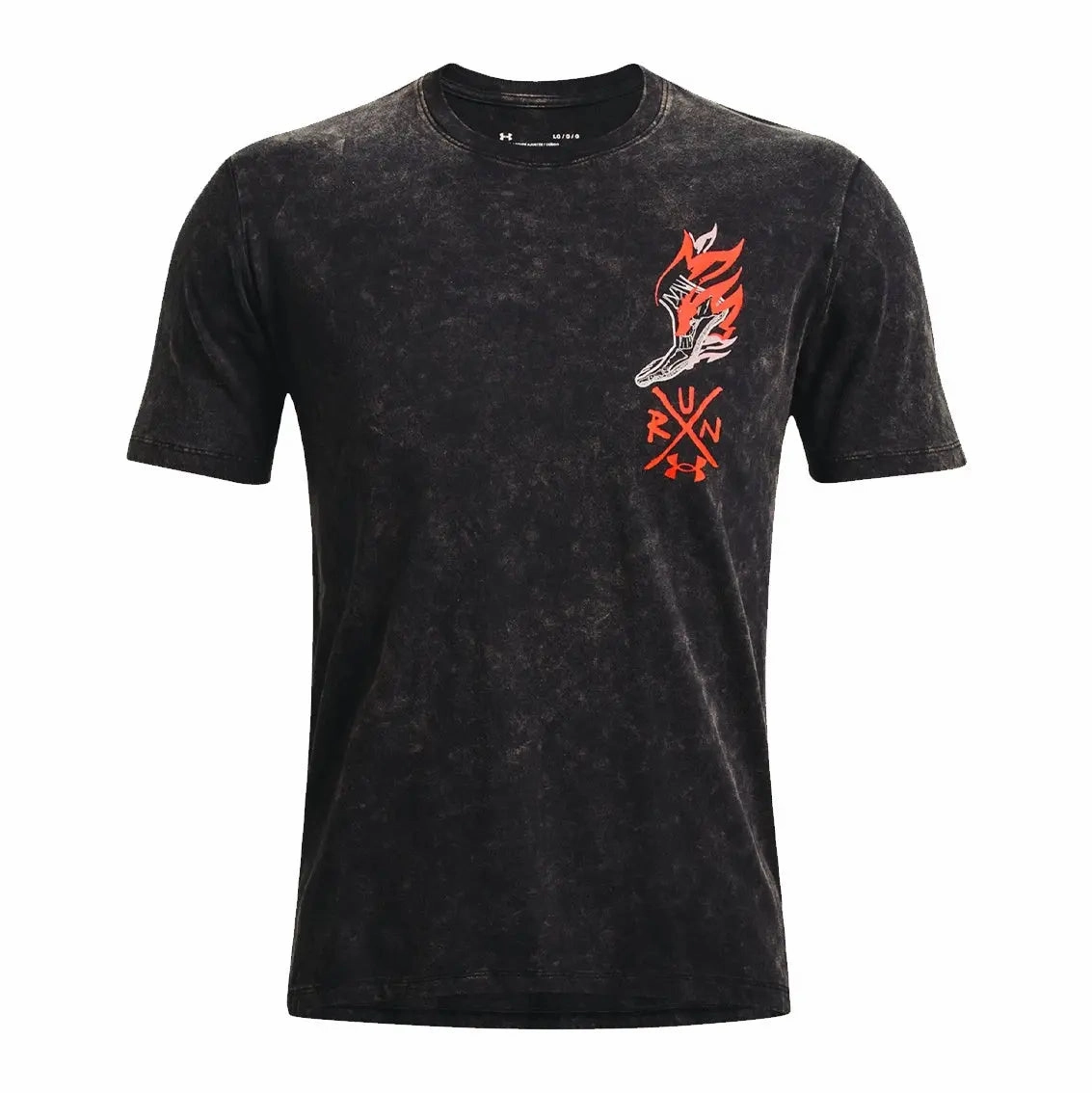 Mens Under Armour Destroy All Miles Tee - Black