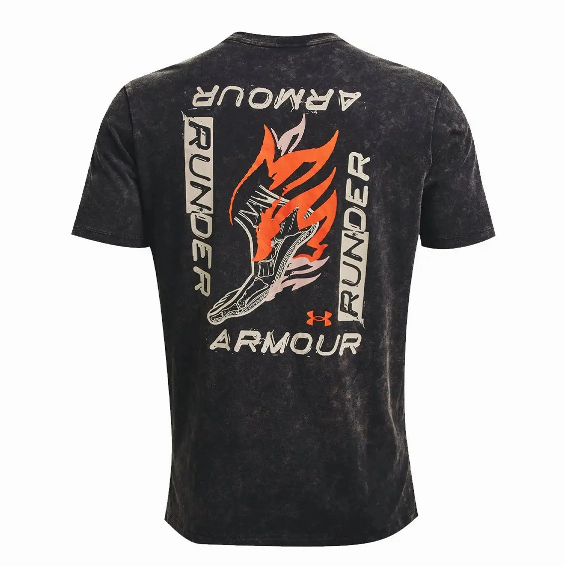 Mens Under Armour Destroy All Miles Tee - Black