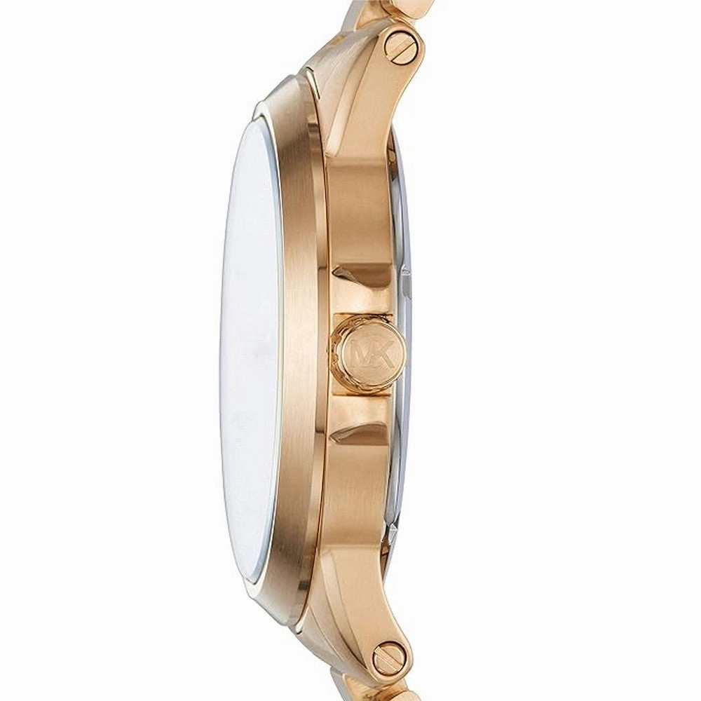 Michael Kors Paxton Black Dial Men's Gold Tone Watch MK8555