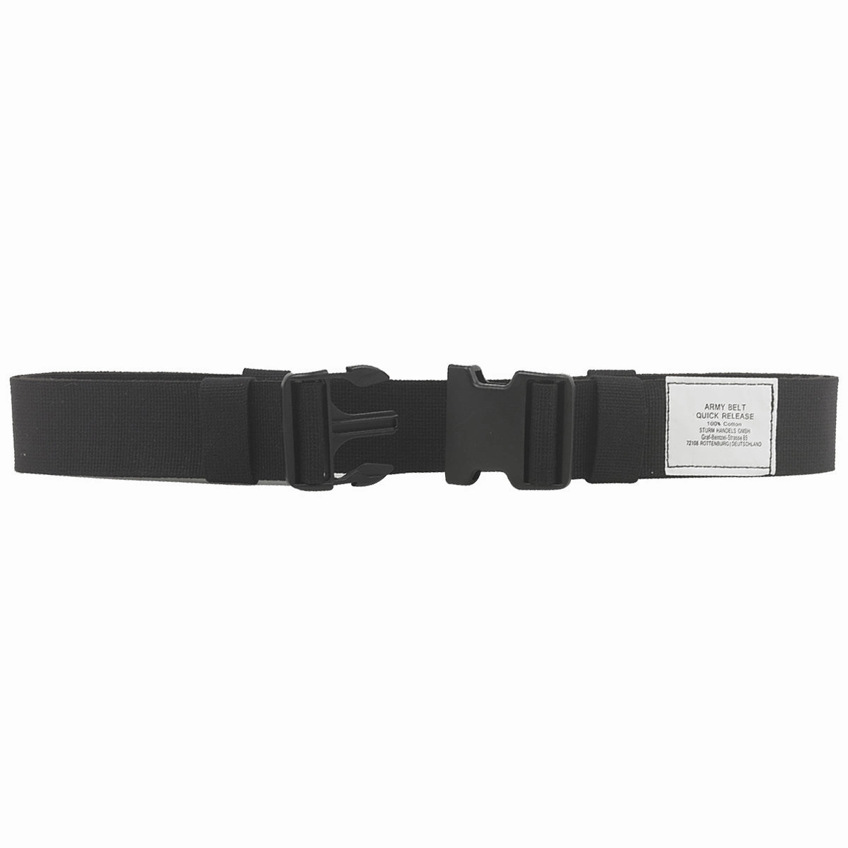 Mil-Tec Quick Release Army Belt 50mm Black