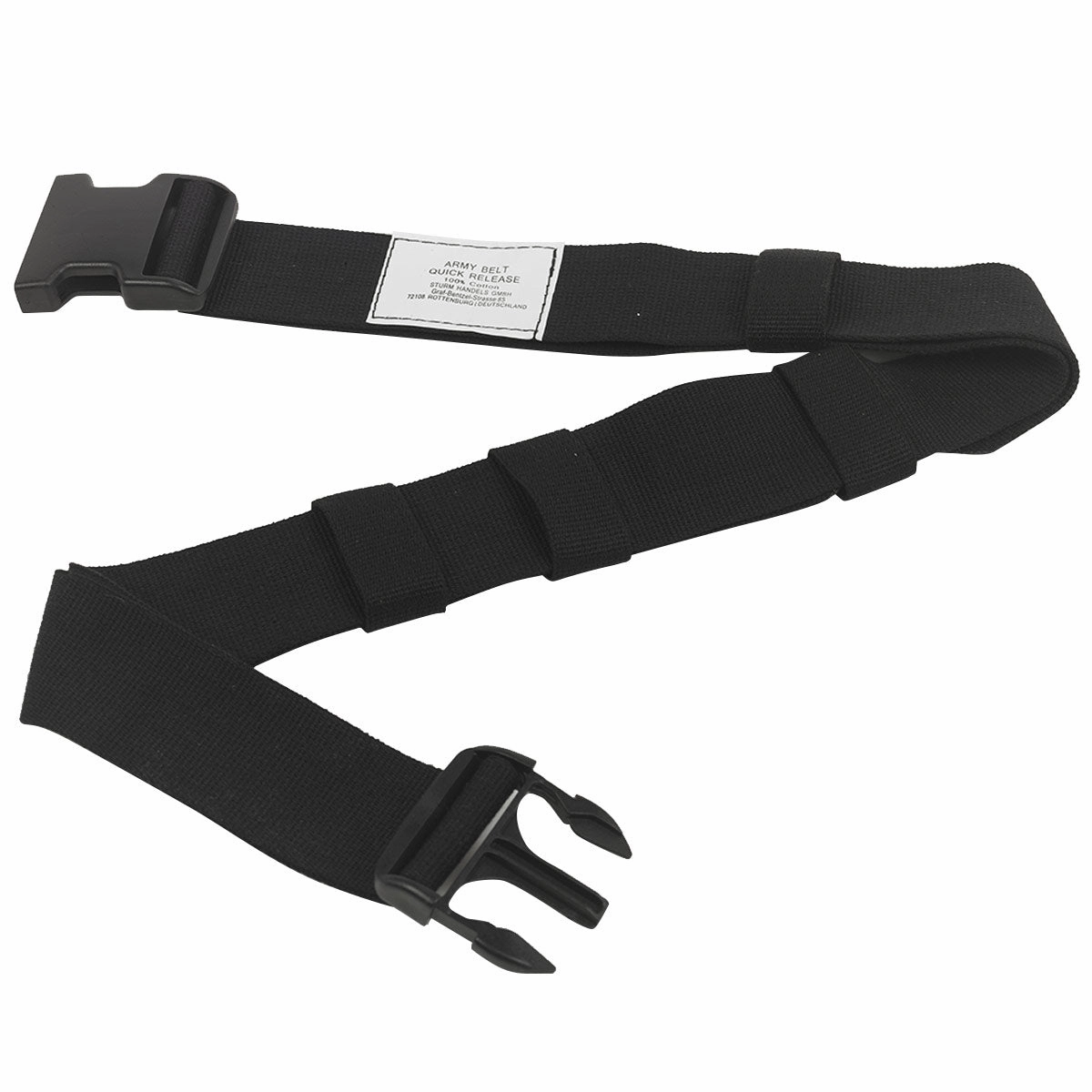 Mil-Tec Quick Release Army Belt 50mm Black