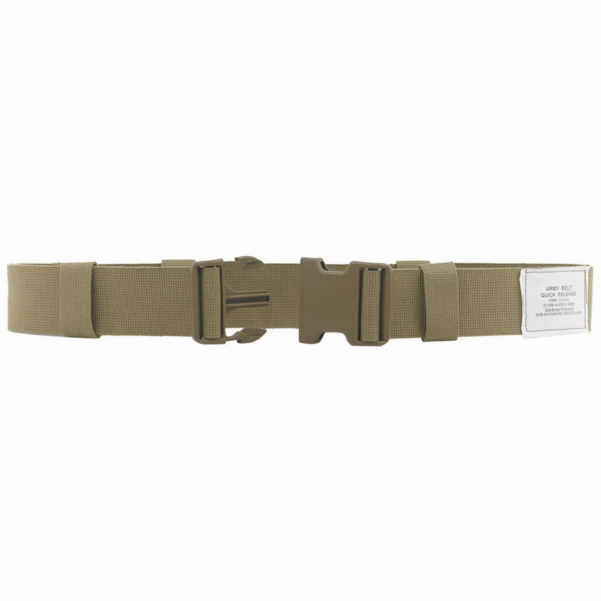 Mil-Tec Quick Release Army Belt 50mm Coyote