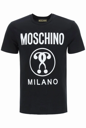 Moschino Logo Printed Crewneck T-Shirt