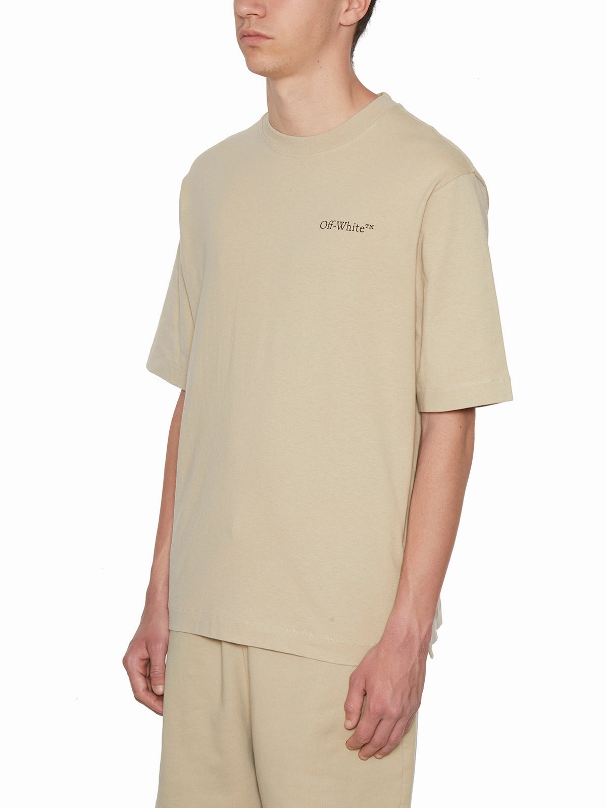 Off-White Logo Printed Crewneck T-Shirt