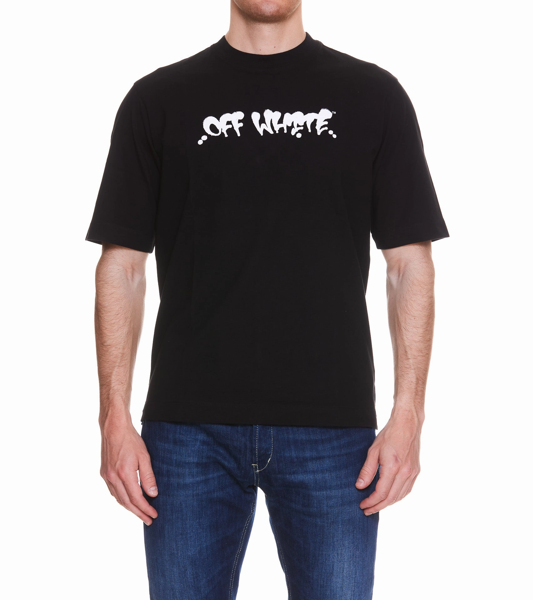 Off-White Logo Printed Crewneck T-Shirt