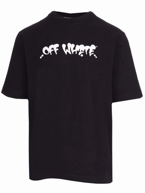 Off-White Logo Printed Crewneck T-Shirt