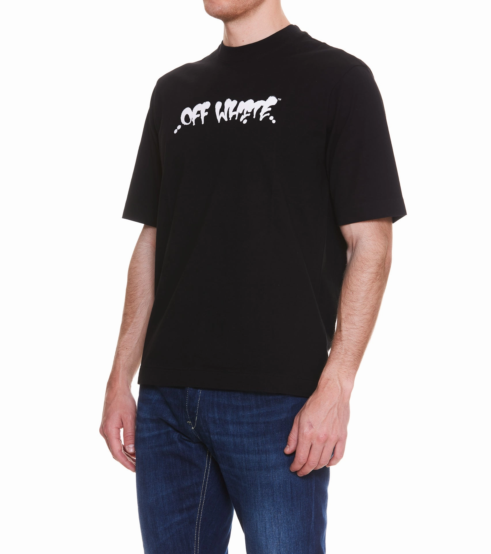 Off-White Logo Printed Crewneck T-Shirt
