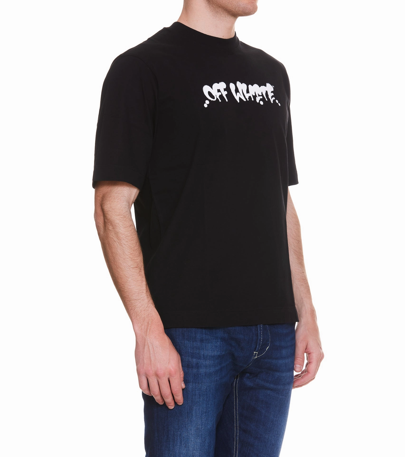 Off-White Logo Printed Crewneck T-Shirt