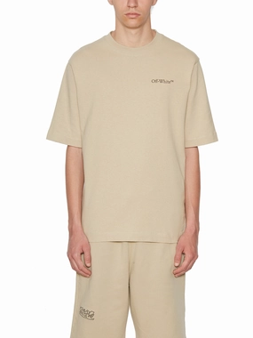 Off-White Logo Printed Crewneck T-Shirt