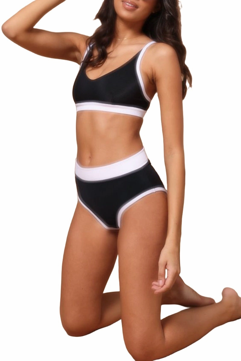 Onzie Yoga Colorblock Swim Bra Top 3790