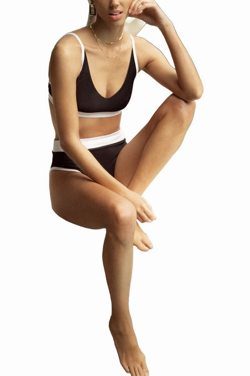 Onzie Yoga Colorblock Swim Bra Top 3790