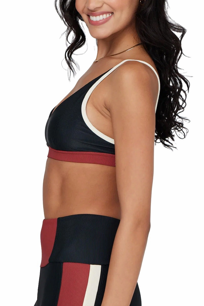 Onzie Yoga Colorblock Swim Bra Top 3790