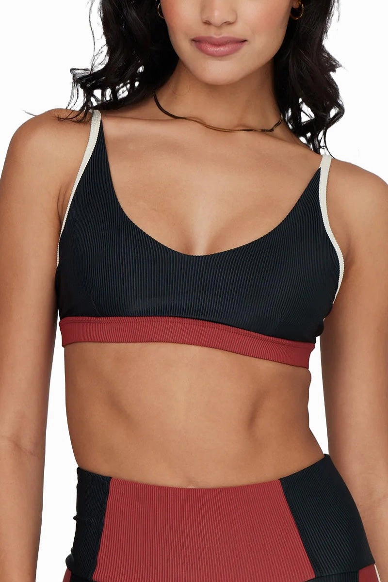 Onzie Yoga Colorblock Swim Bra Top 3790