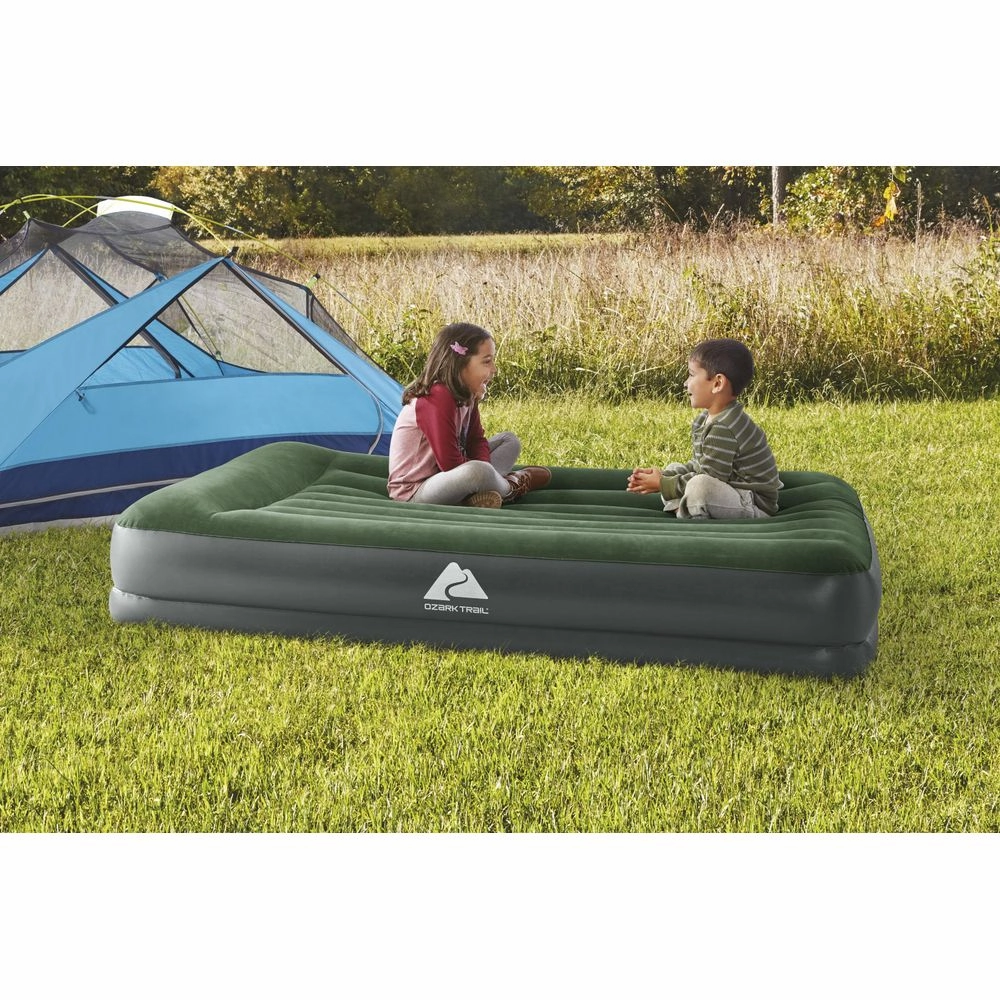 Ozark Trail 67898E 14" Air Mattress, with Built-in Pump, Full