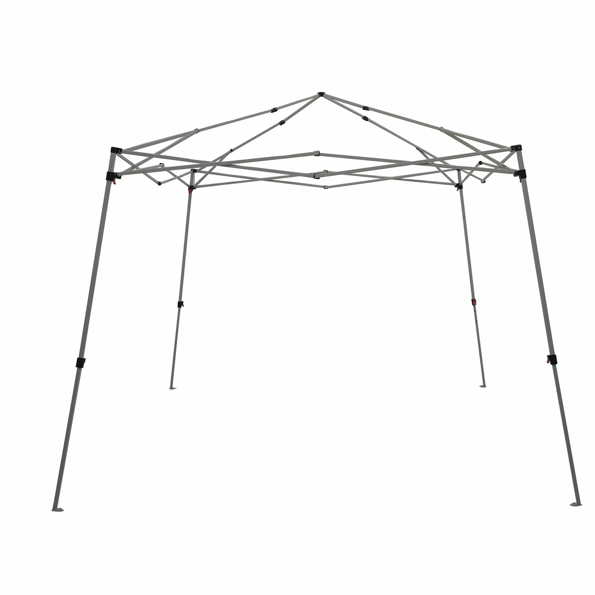 Ozark Trail FGA88DB2 10 ft x 10 ft Instant Slant Leg Canopy Pop-Up Shading Shelter, Dusty Blue