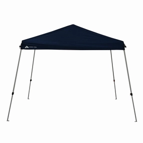 Ozark Trail FGA88DB2 10 ft x 10 ft Instant Slant Leg Canopy Pop-Up Shading Shelter, Dusty Blue