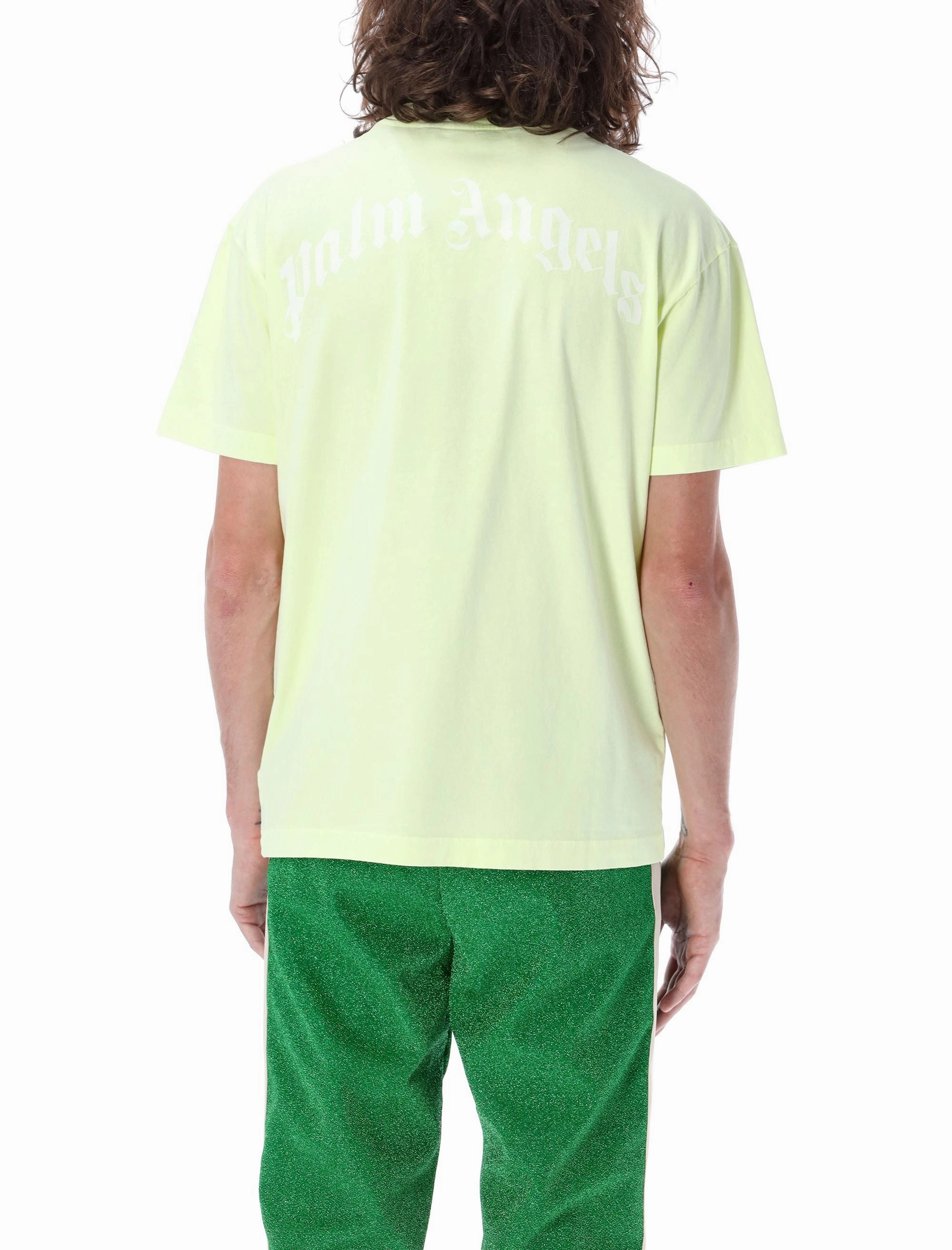 Palm Angels Bear Printed Crewneck T-Shirt